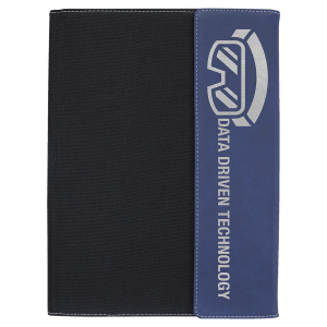 9.5"x12" Leatherette & Canvas Portfolio w / Notepad
