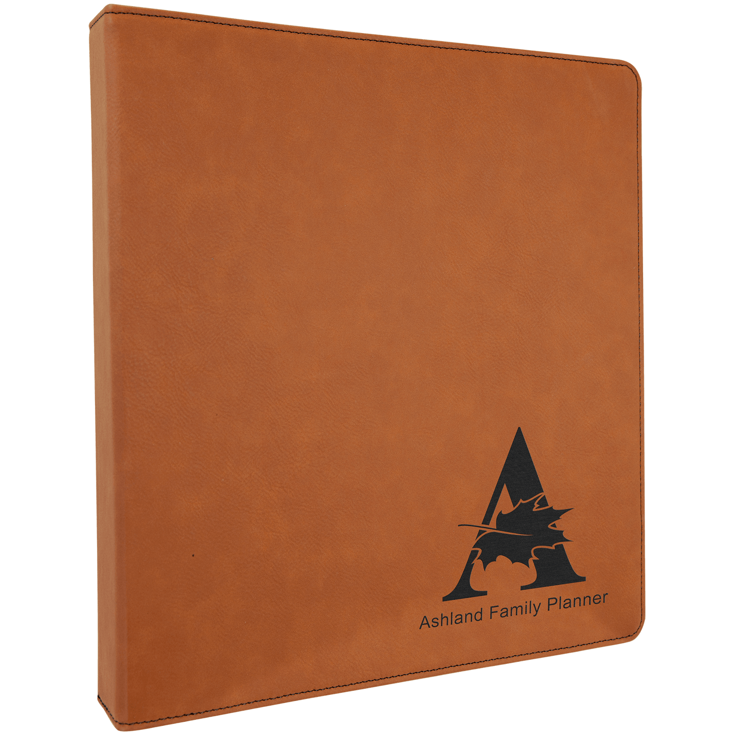 10 1/2" x 11 1/2" Rawhide Laserable Leatherette 3 Ring Binder with 1" Slant D Rings (Sold by Case of 4)