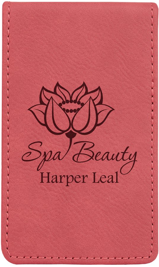 7-Piece Pink Laserable Leatherette Manicure Gift Set (Sold by Case of 10)