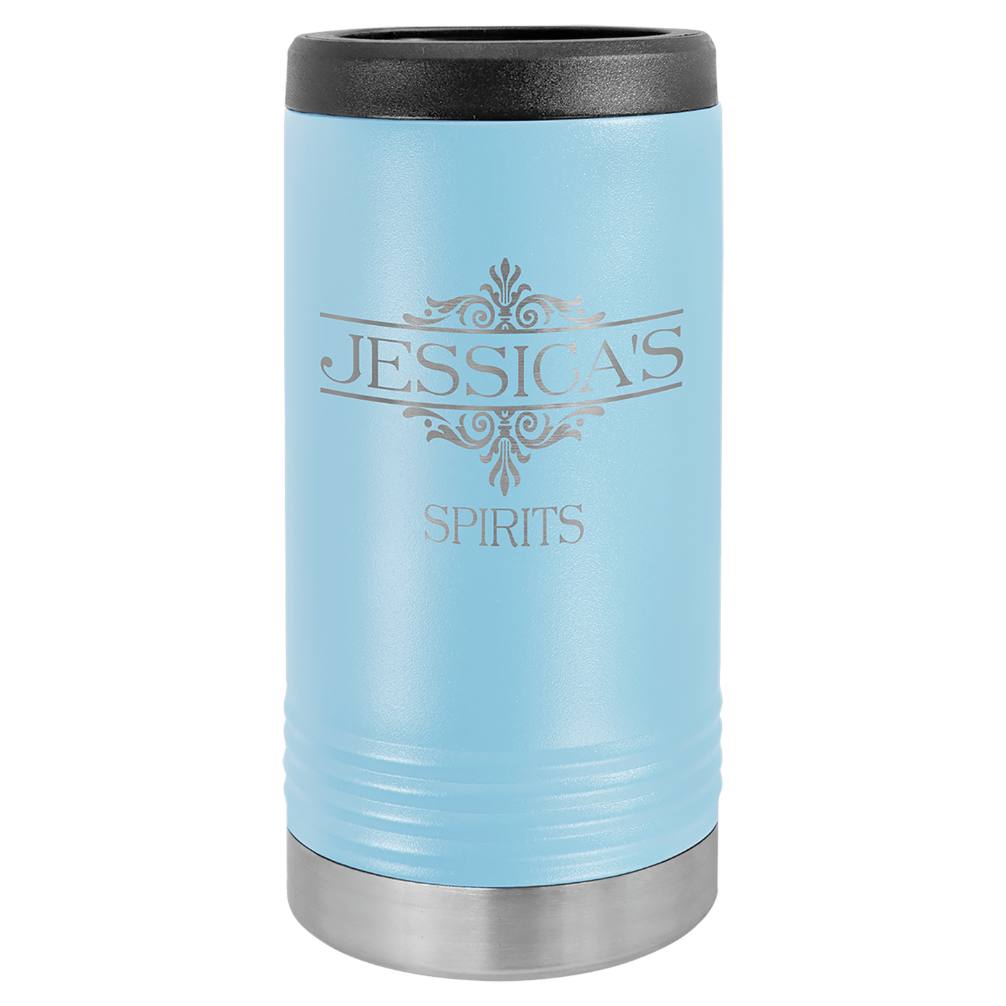 Polar Camel Light Blue Slim Beverage Holder (Sold by Case of 24)