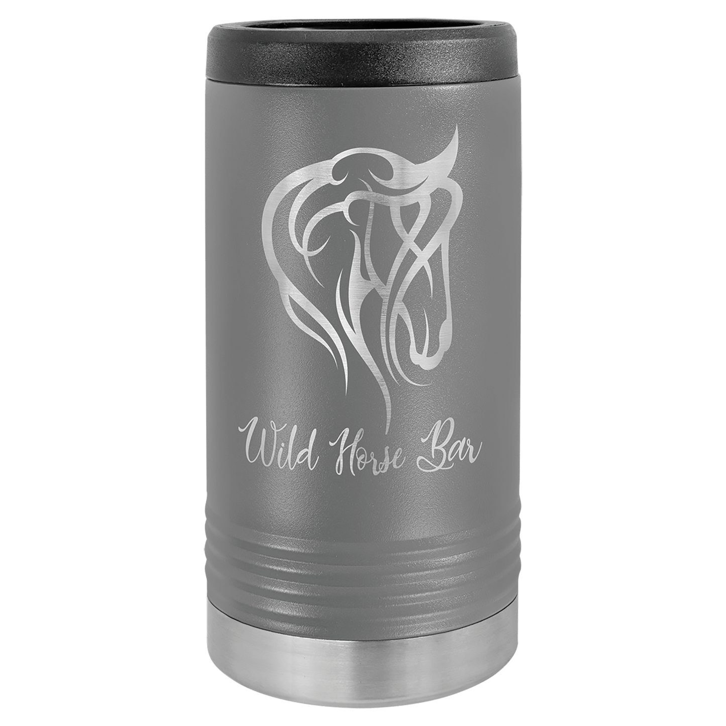 Polar Camel Dark Gray Slim Beverage Holder (Sold by Case of 24)
