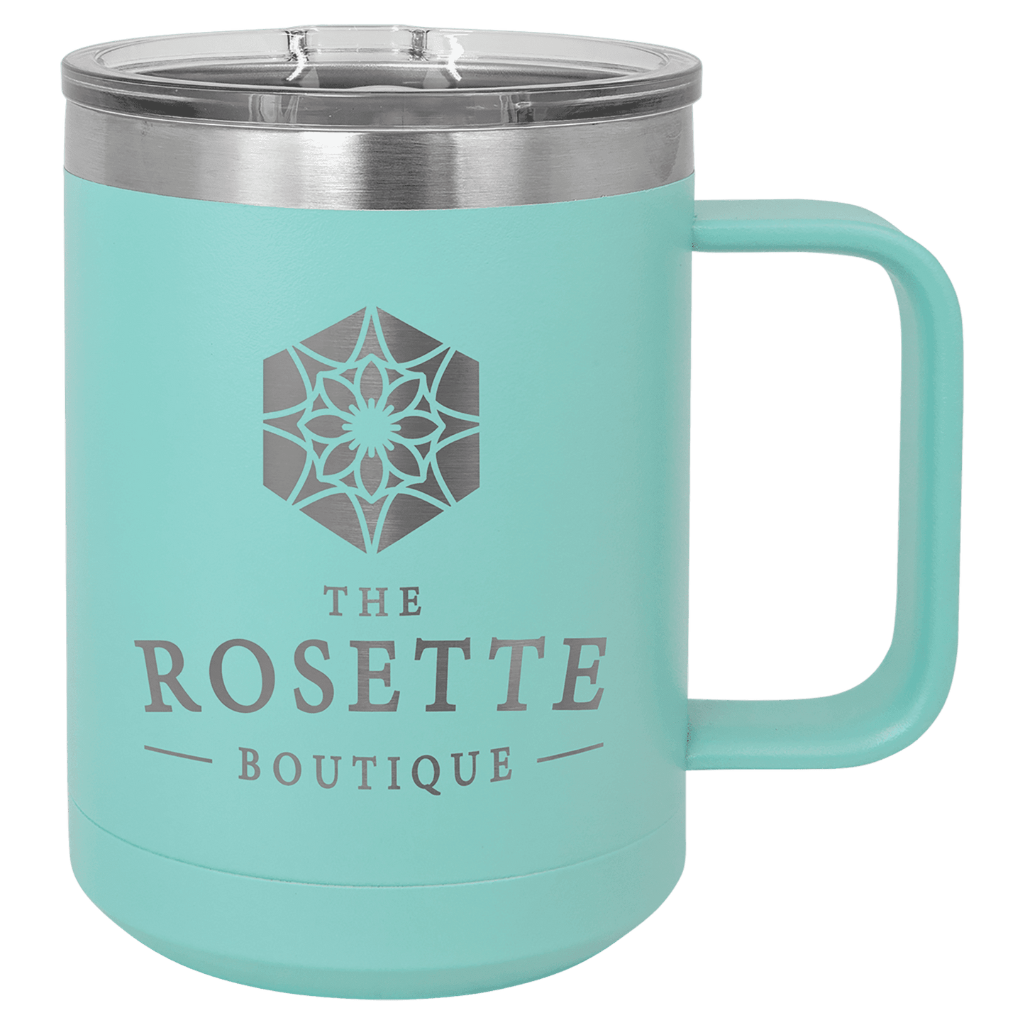 Polar Camel 15 oz. Teal Vacuum Insulated Mug with Slider Lid (Sold by Case of 12)