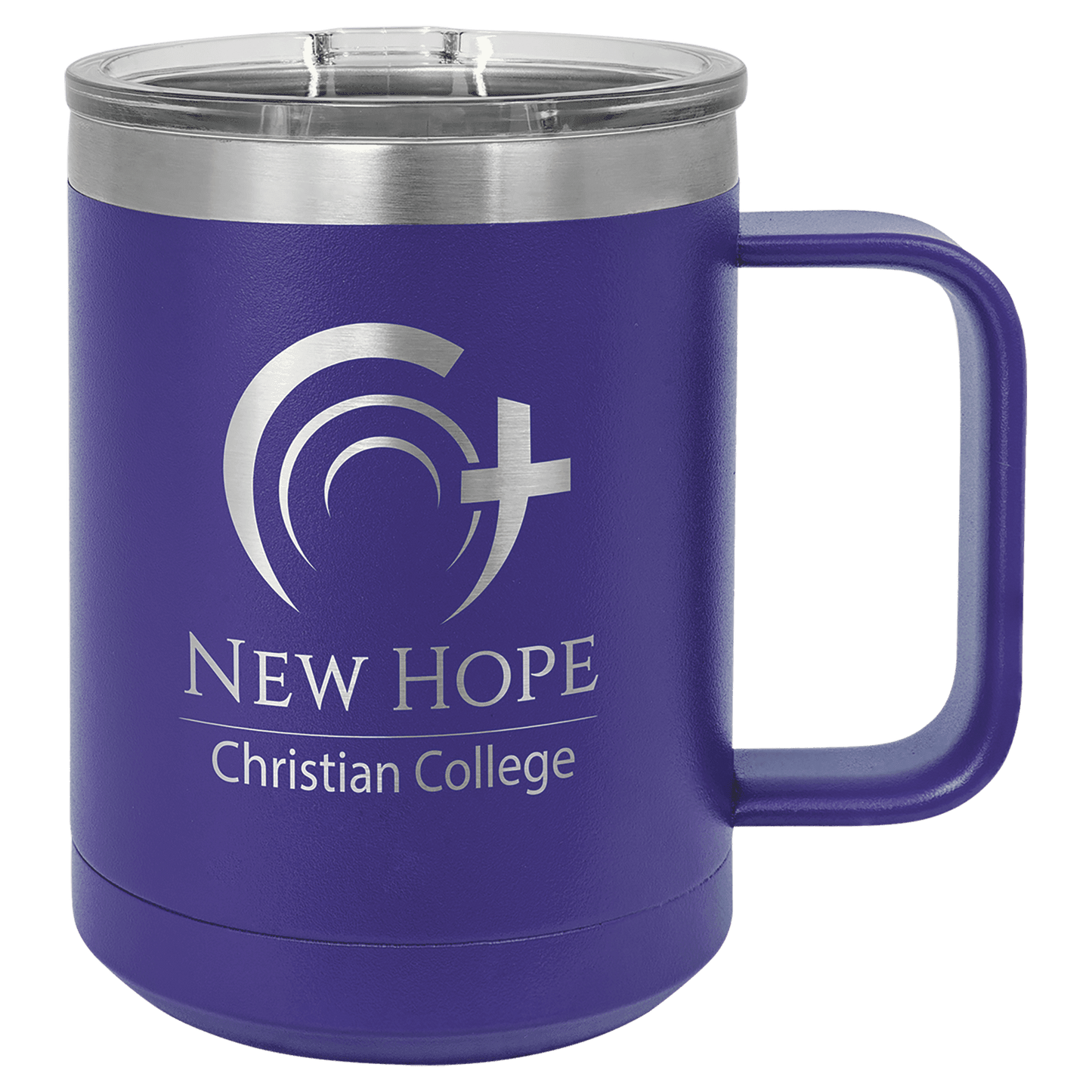 Polar Camel 15 oz. Purple Vacuum Insulated Mug with Slider Lid (Sold by Case of 12)