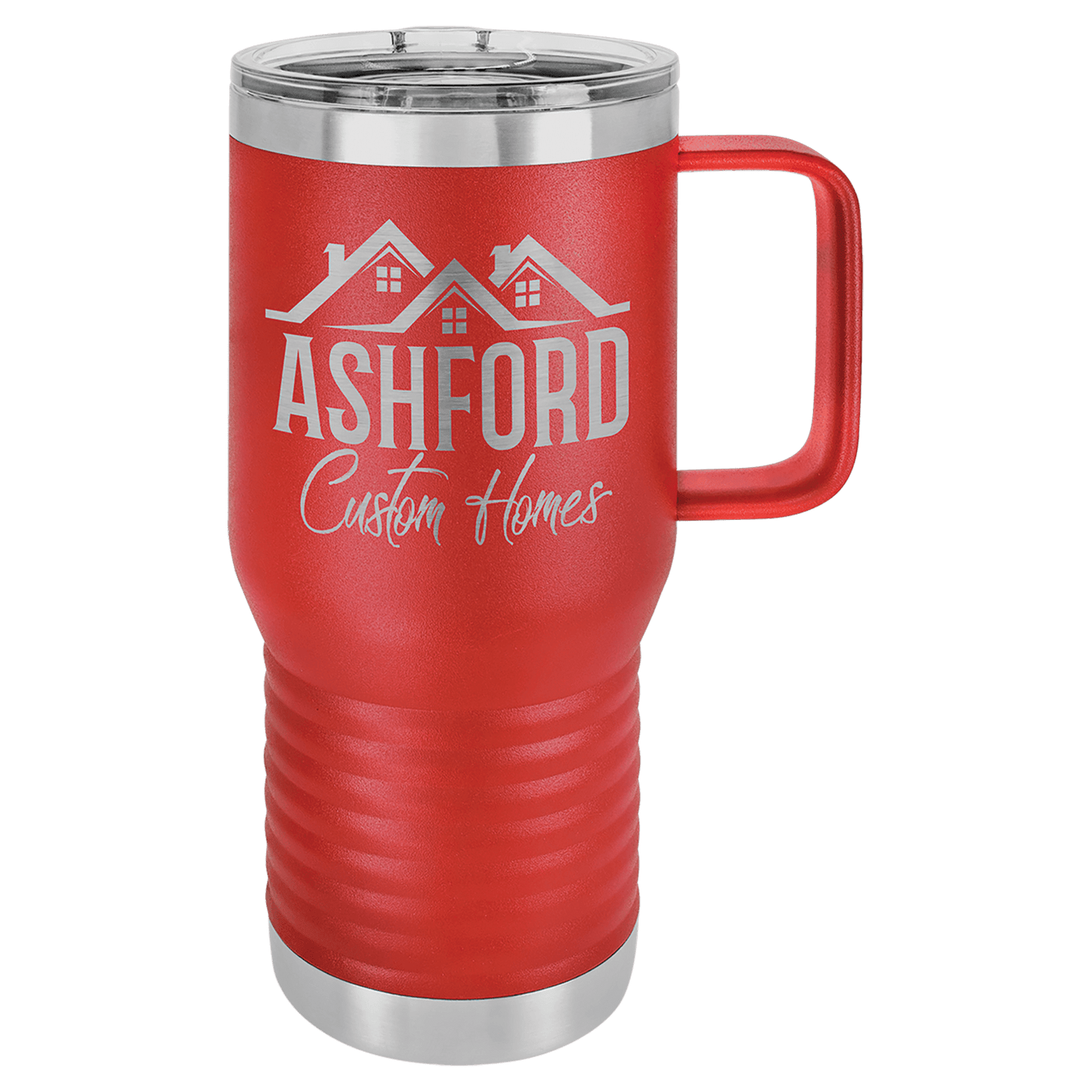 Polar Camel 20 oz. Red Vacuum Insulated Travel Mug with Slider Lid (Sold by Case of 24)