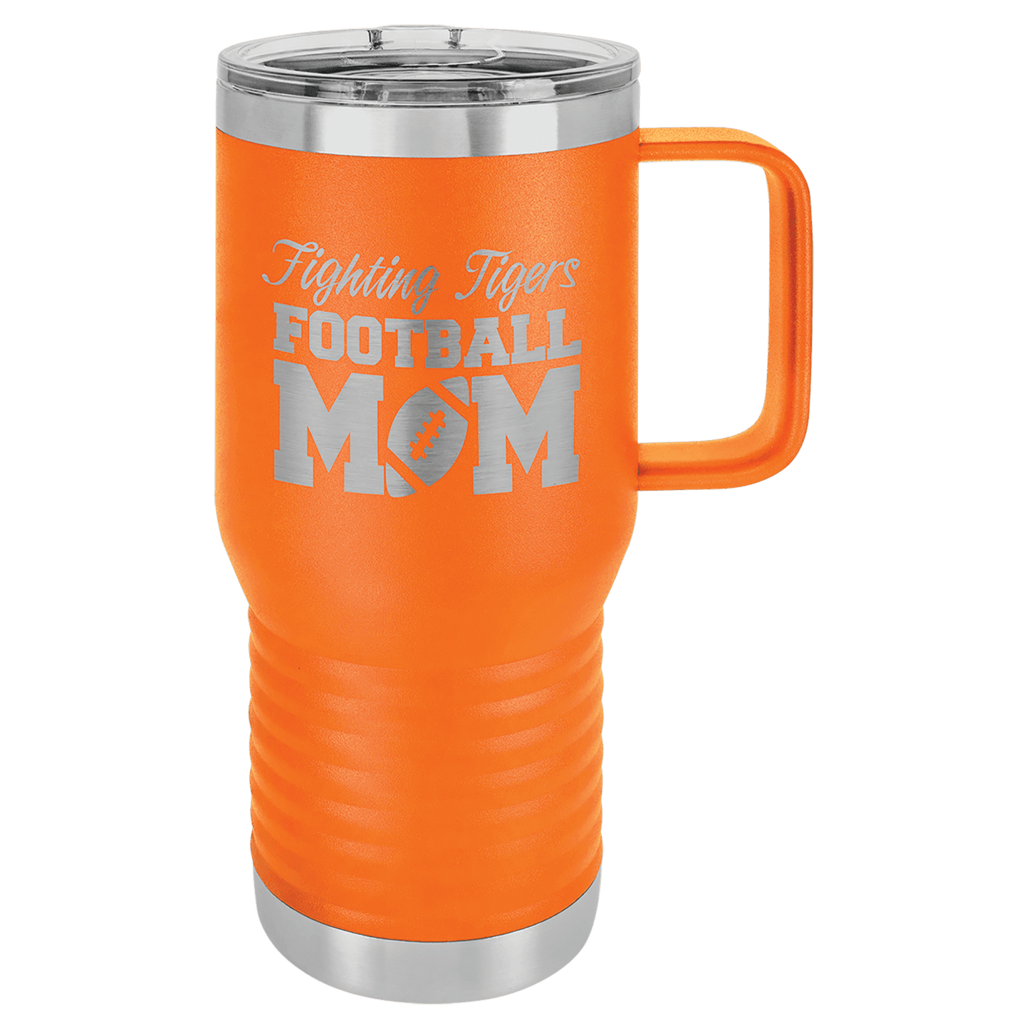 Polar Camel 20 oz. Orange Vacuum Insulated Travel Mug with Slider Lid (Sold by Case of 24)
