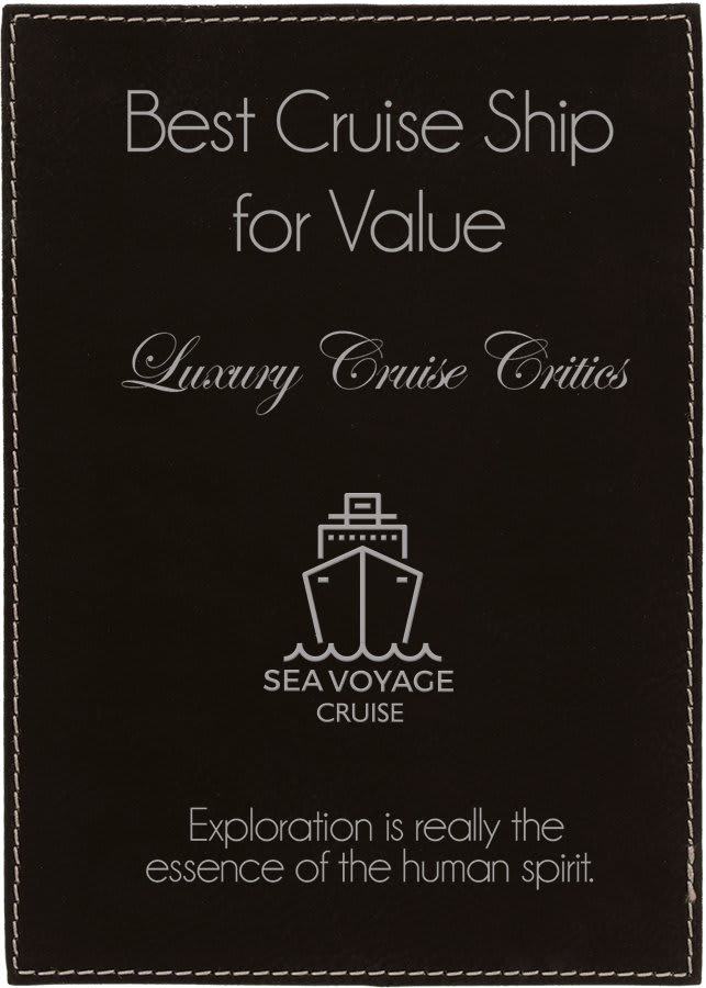 4" x 6" Black/Silver Leatherette Plaque Plate (Sold by Case of 6)