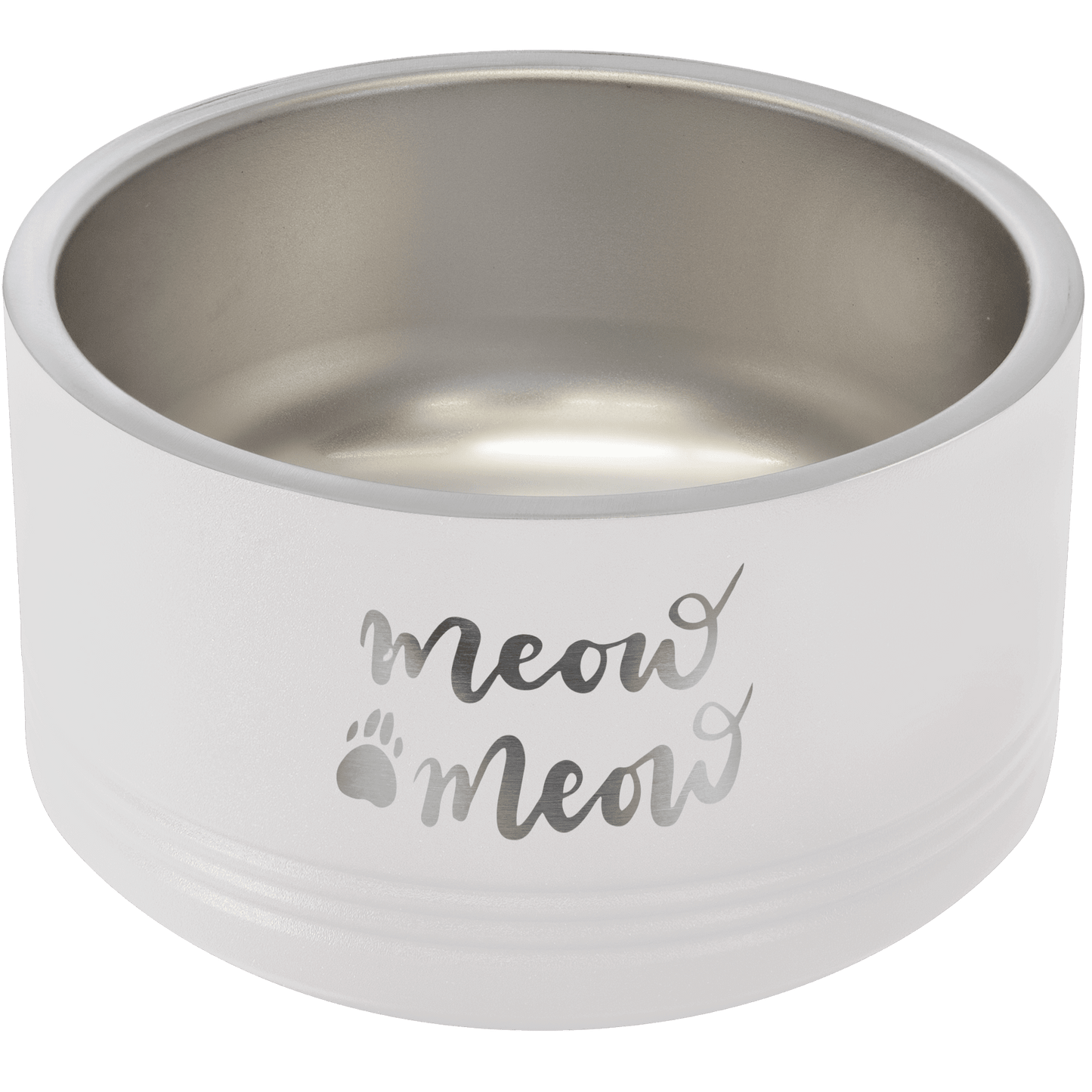 Polar Camel 18 oz. Small White Pet Bowl (Sold by Case of 12)