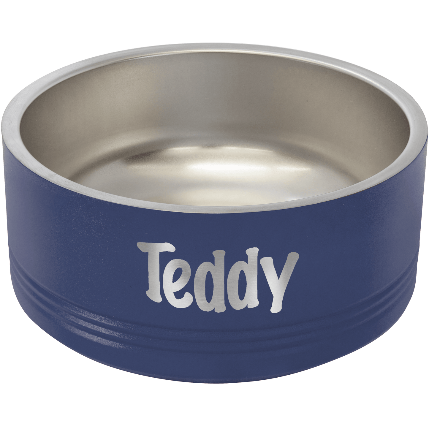 Polar Camel 32 oz. Medium Navy Blue Pet Bowl (Sold by Case of 12)