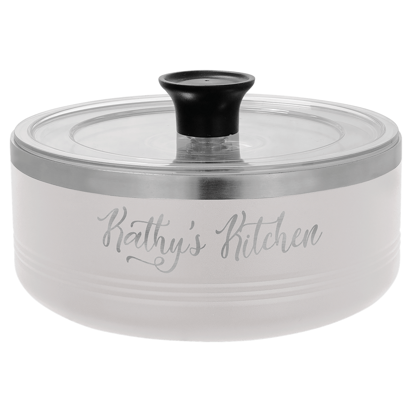 Polar Camel White 1 1/4 Quart Serving Bowl with Lid (Sold by Case of 6)