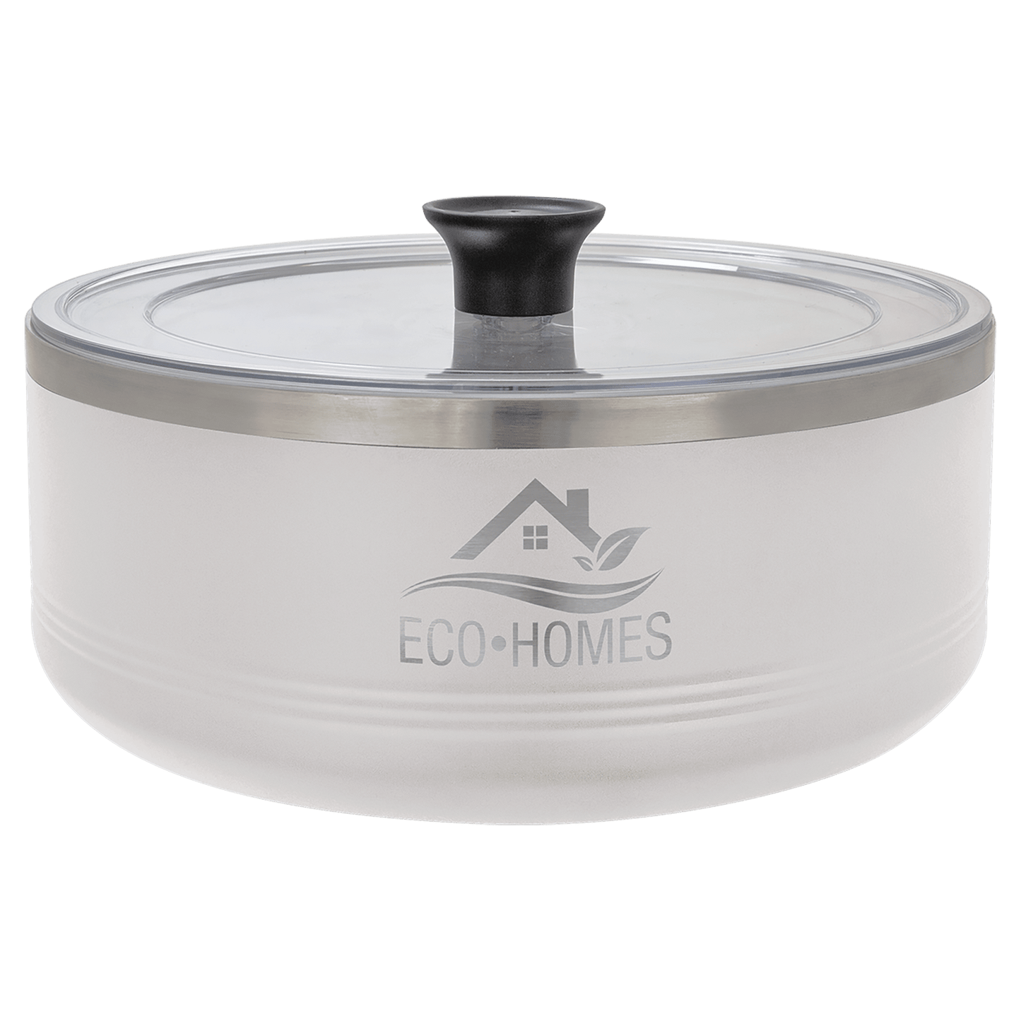 Polar Camel White 3 Quart Serving Bowl with Lid (Sold by Case of 4)