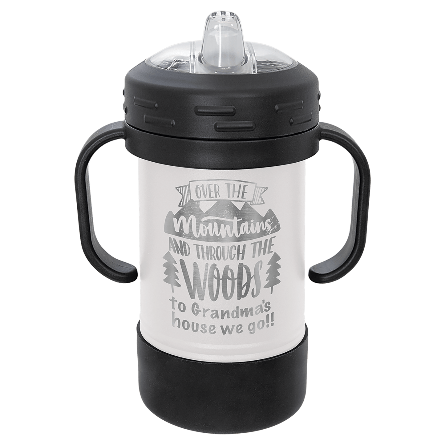 Polar Camel 10 oz. White Sippy Cup (Sold by Case of 24)