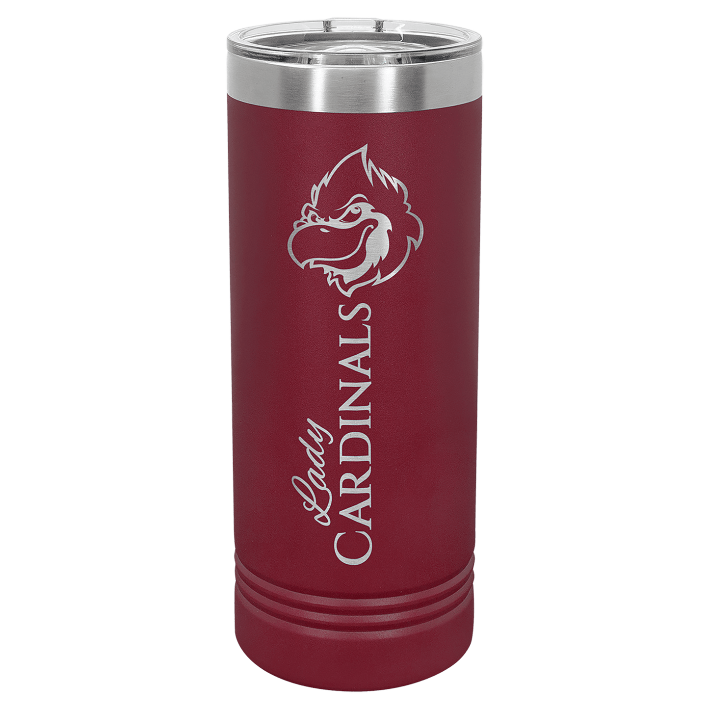 Polar Camel 22 oz. Maroon Skinny Tumbler with Slider Lid (Sold by Case of 24)
