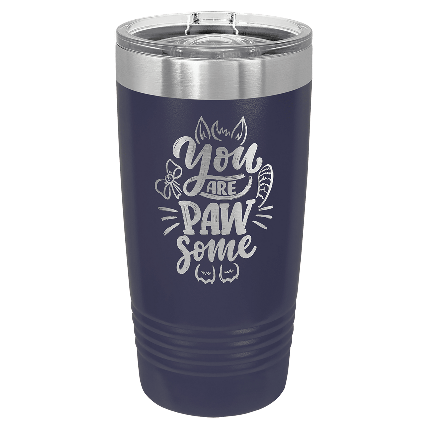 Polar Camel 20 oz. Navy Blue Insulated Ringneck Tumbler with Slider Lid (Sold by Case of 24)