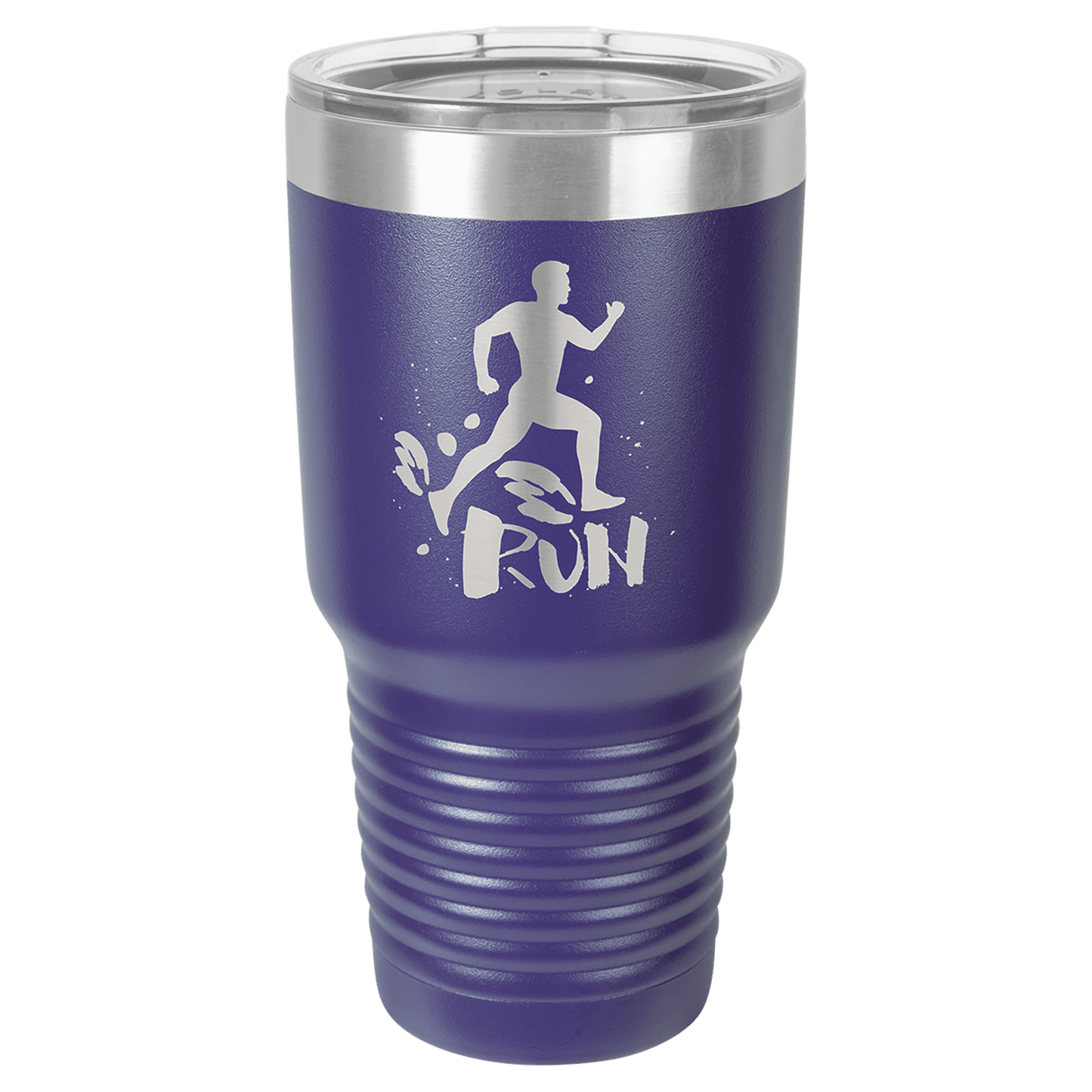 Polar Camel 30 oz. Purple Vacuum Insulated Ringneck Tumbler with Clear Lid (Sold Individually - Limited Quantities)