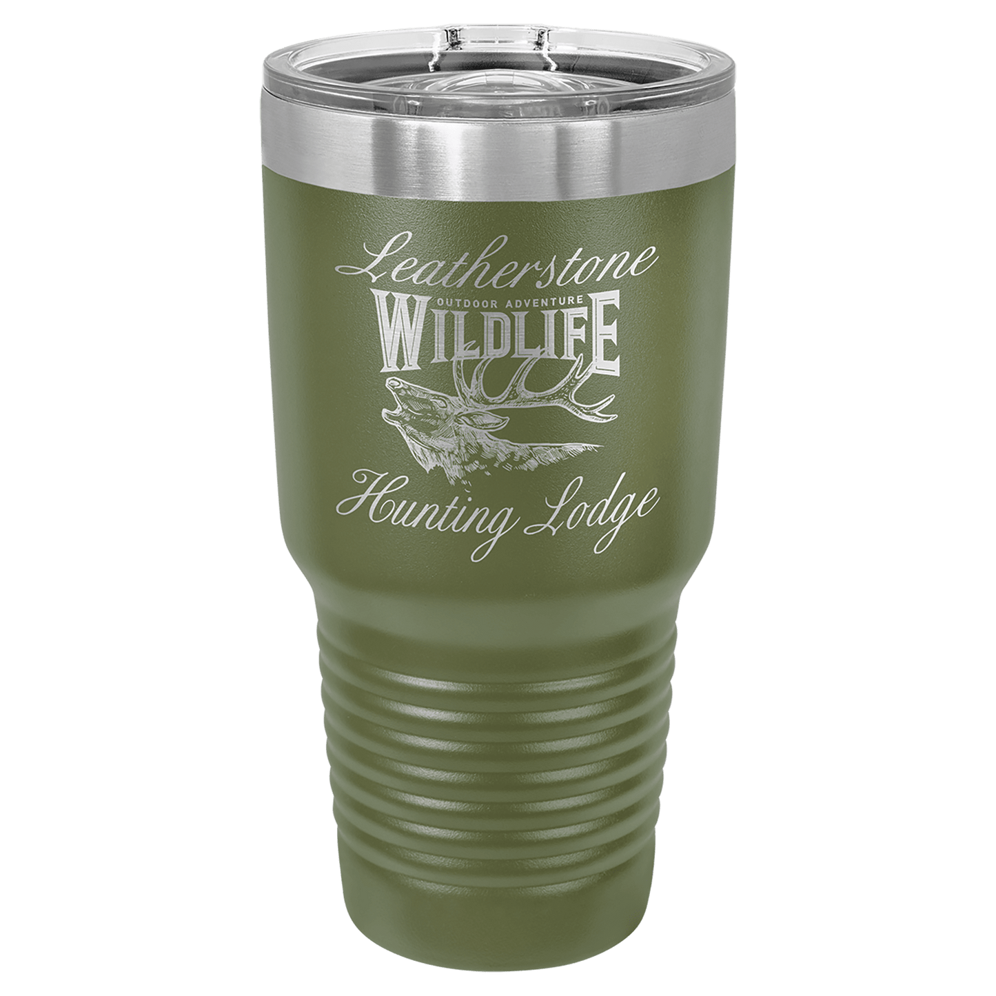 Polar Camel 30 oz. Olive Green Insulated Ringneck Tumbler with Slider Lid (Sold by Case of 24)