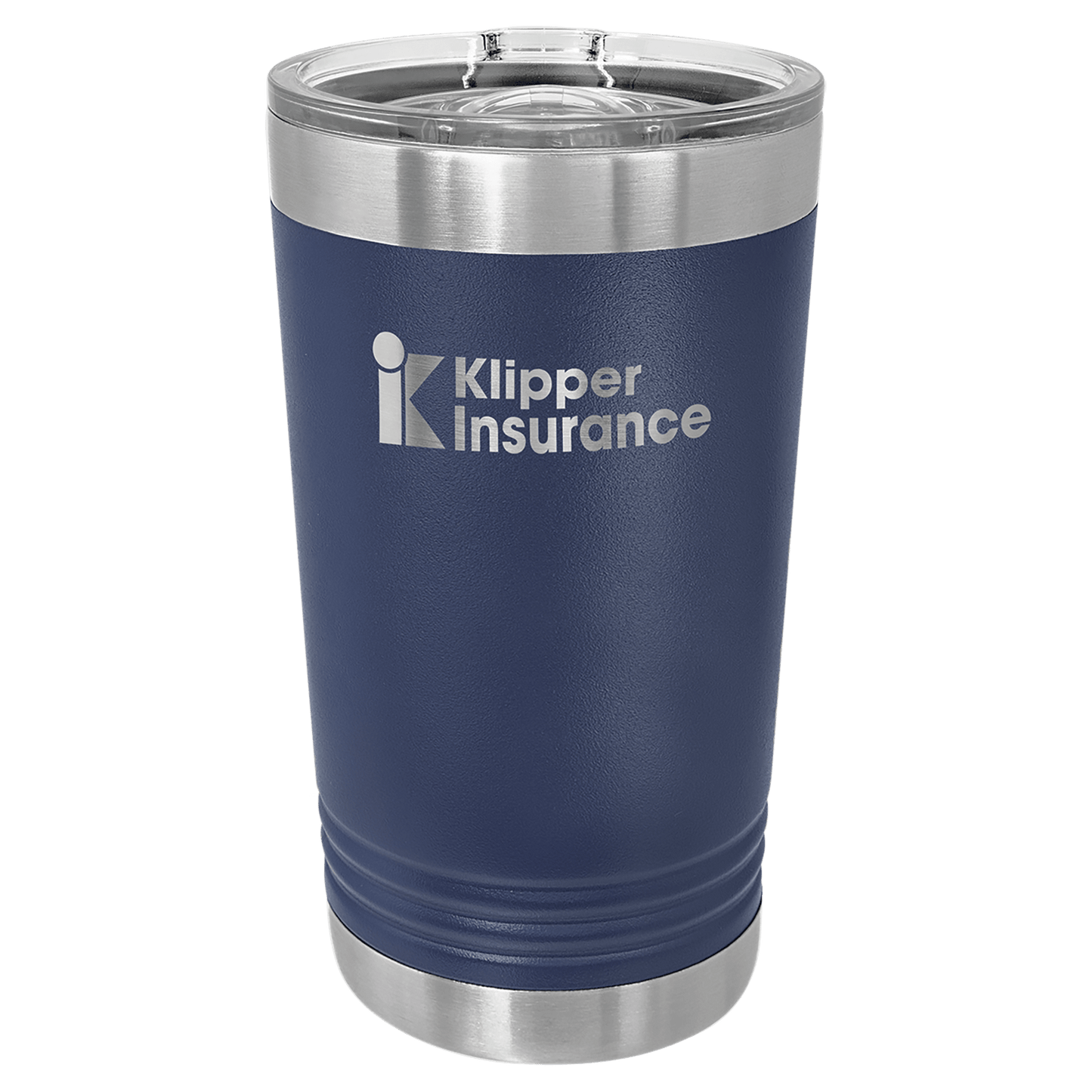 Polar Camel Navy Blue 16 oz. Pint with Slider Lid (Sold by Case of 24)