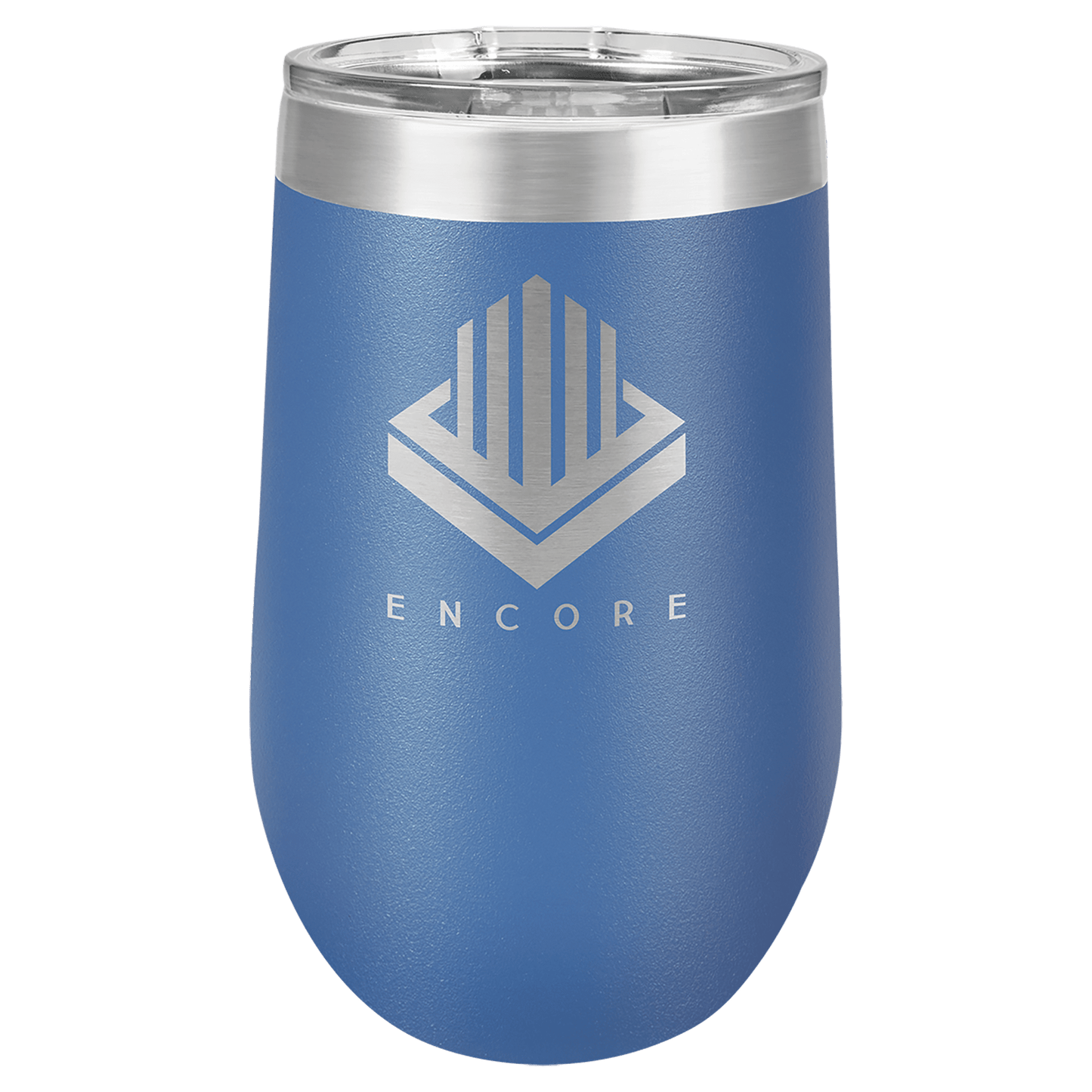 Polar Camel 16 oz. Royal Blue Vacuum Insulated Stemless Tumbler with Lid (Sold by Case of 24)