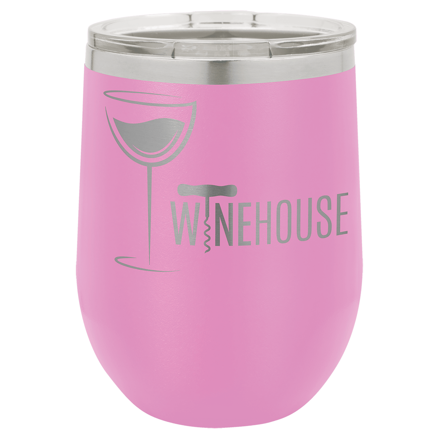 Polar Camel 12 oz. Light Purple Vacuum Insulated Stemless Wine Tumbler with Lid (Sold by Case of 24)