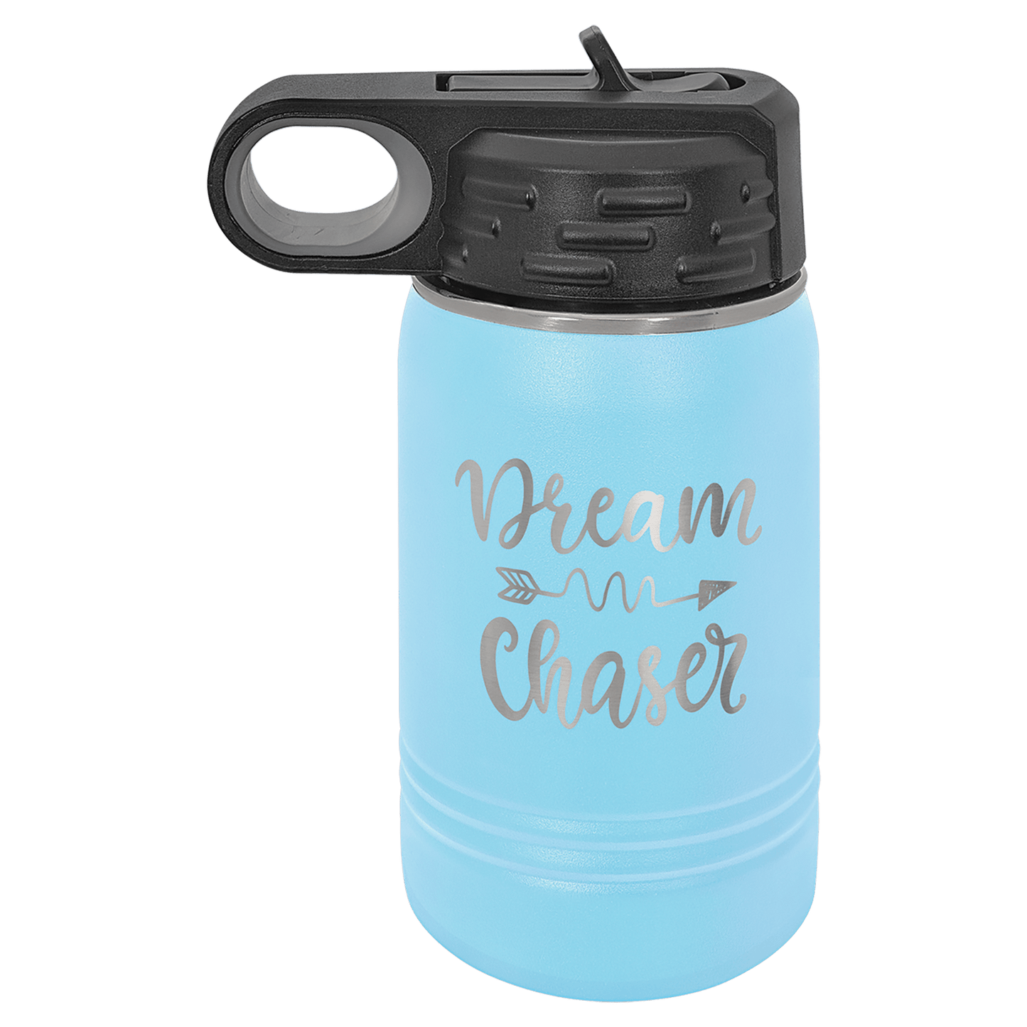 Polar Camel 12 oz. Light Blue Water Bottle (Sold by Case of 24)