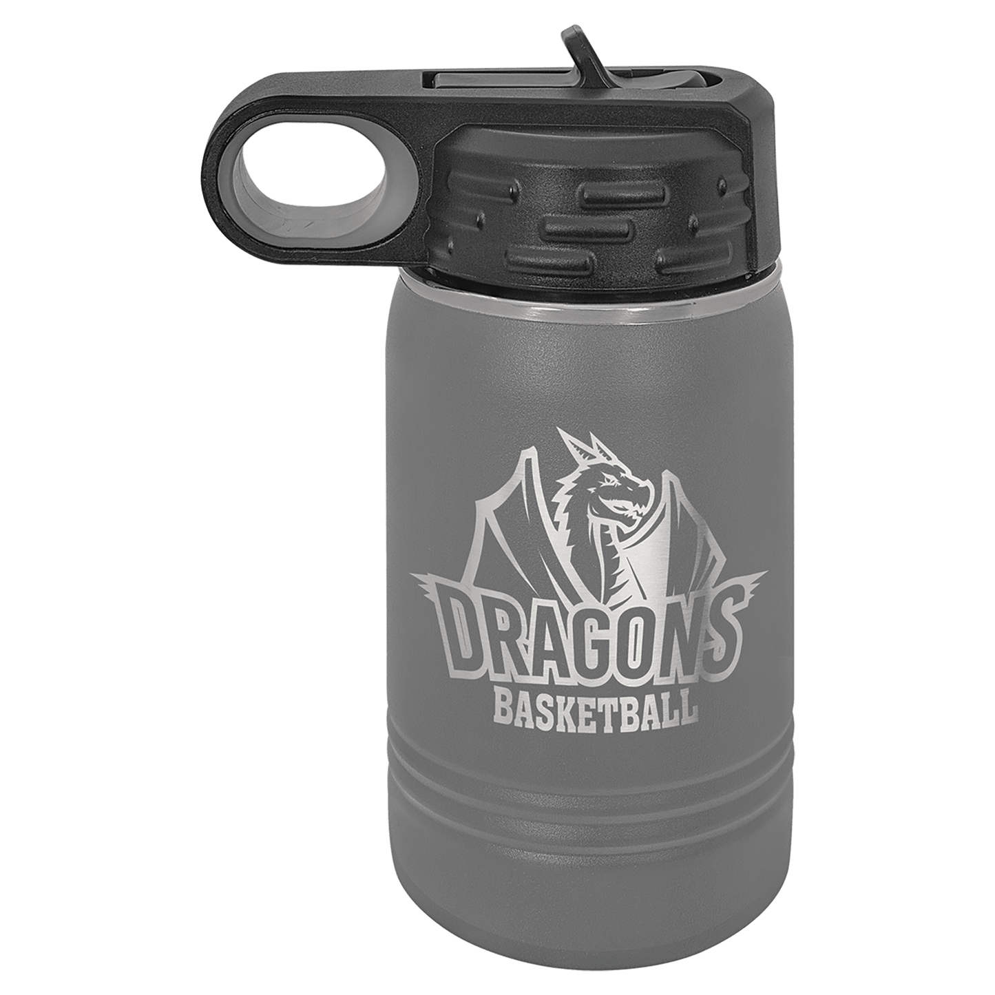 Polar Camel 12 oz. Gray Water Bottle (Sold by Case of 24)
