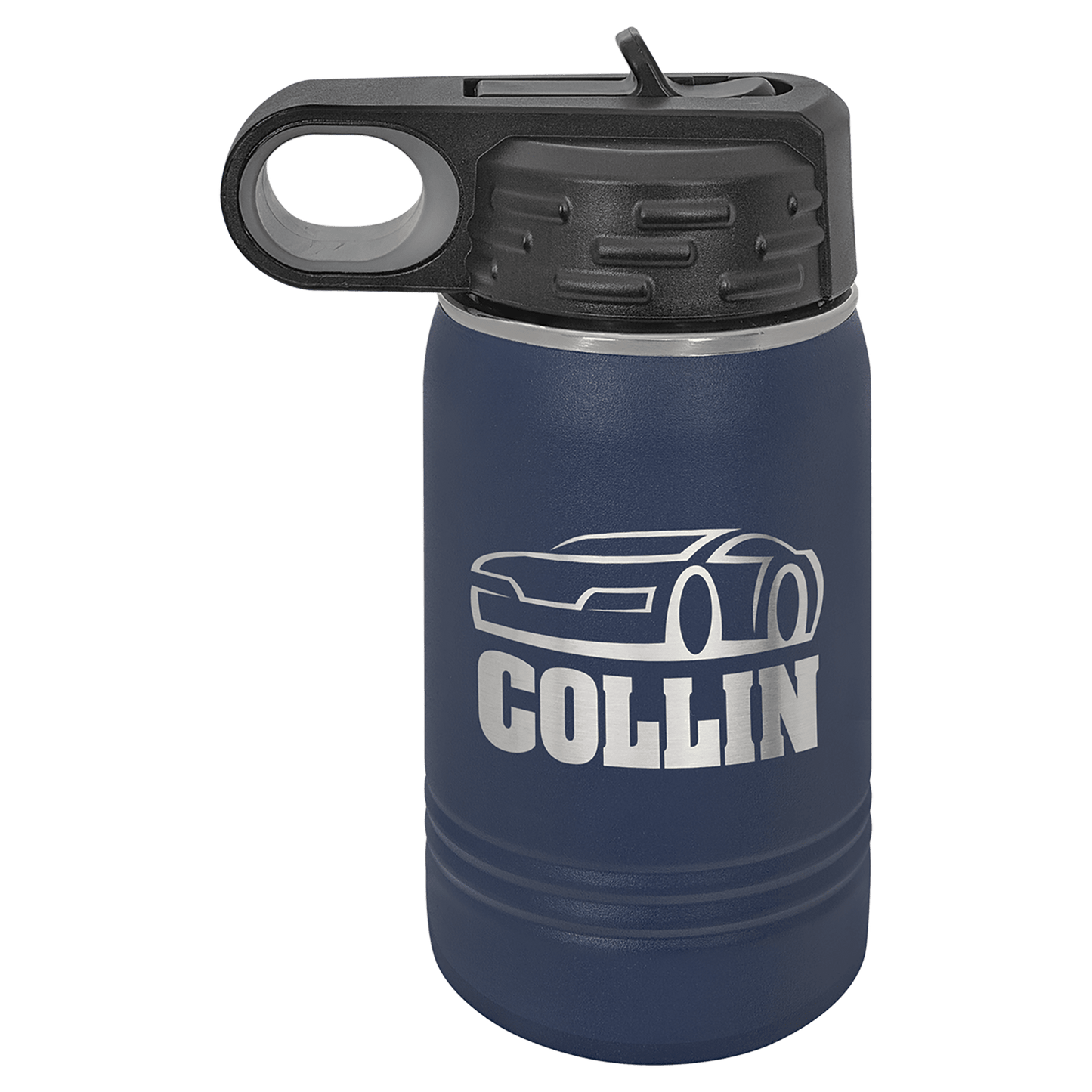Polar Camel 12 oz. Navy Blue Water Bottle (Sold by Case of 24)