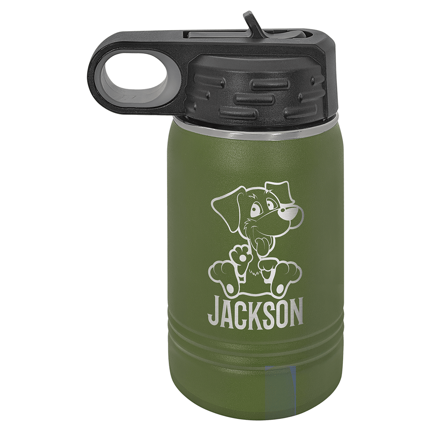 Polar Camel 12 oz. Olive Green Water Bottle (Sold by Case of 24)