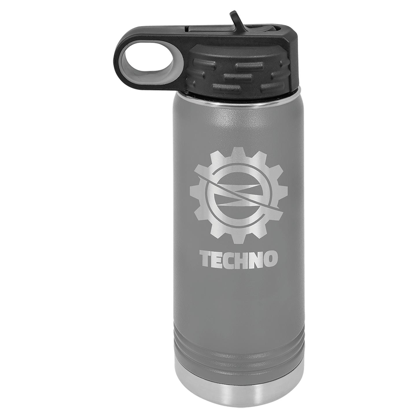 Polar Camel 20 oz. Dark Gray Water Bottle (Sold by Case of 24)
