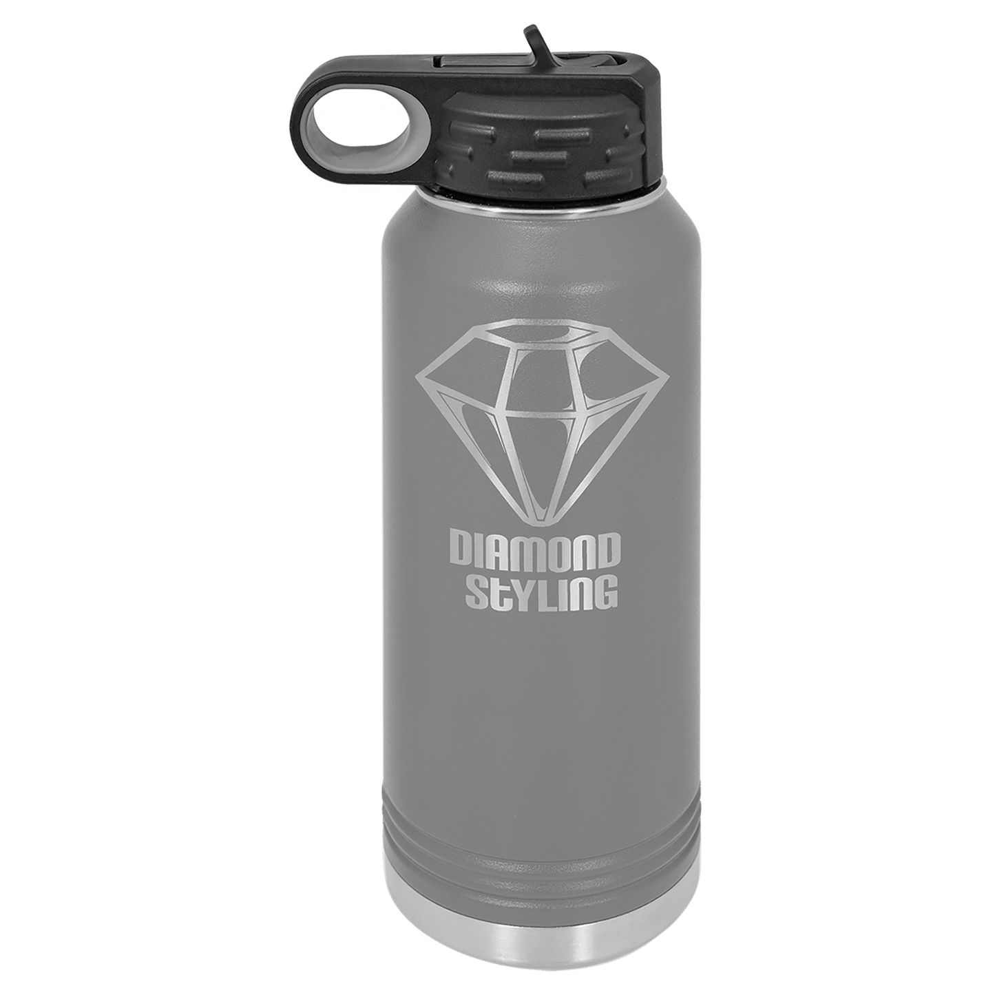 Polar Camel 32 oz. Dark Gray Water Bottle (Sold by Case of 12)