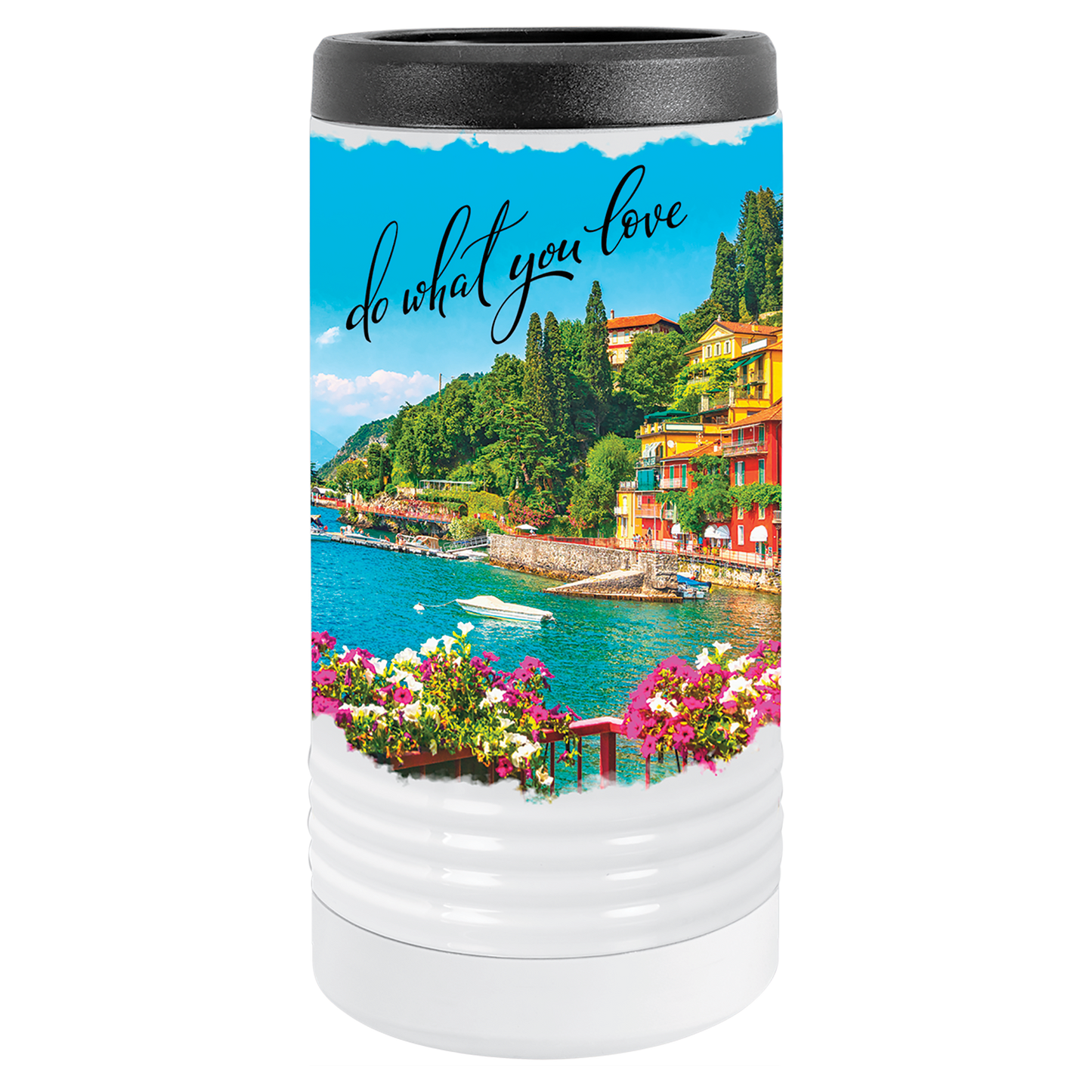 White Sublimatable Polar Camel Slim Beverage Holder (Sold by Case of 24)