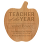 8" x 9 1/2" Alder Apple Plaque (Sold by Case of 6)