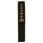 6 1/2" x 1" Black/Gold Laserable Leatherette Single Pen Case (Sold by Case of 50)