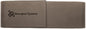6 1/2" x 2" Gray Laserable Leatherette Double Pen Case (Sold by Case of 50)