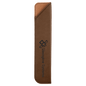 6 1/4" Dark Brown Laserable Leatherette Pen Sleeve (Sold by Case of 50)