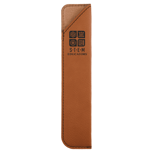 6 1/4" Rawhide Laserable Leatherette Pen Sleeve (Sold by Case of 50)
