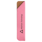 6 1/4" Pink Laserable Leatherette Pen Sleeve (Sold by Case of 50)