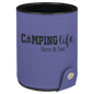 Purple Laserable Leatherette Dice Cup with 5 Dice (Sold by Case of 10)