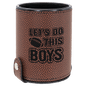 Football Laserable Leatherette Dice Cup with 5 Dice (Sold by Case of 10)