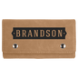 Light Brown Laserable Leatherette Card & Dice Set (Sold by Case of 10)