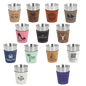 2 oz. Laserable Leatherette & Stainless Steel Shot Glass