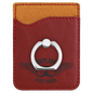 Rose Laserable Leatherette Phone Wallet with Silver Ring (Sold by Case of 25)