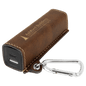 Rustic/Gold Laserable Leatherette 2200 mAh Power Bank with USB-C Cord (Sold by Case of 6)