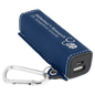 Blue/Silver Laserable Leatherette 2200 mAh Power Bank with USB Cord (Sold by Case of 6)