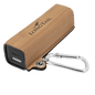Bamboo Laserable Leatherette 2200 mAh Power Bank with USB-C Cord (Sold by Case of 6)