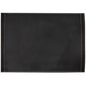 16" x 12" Black/Gold Laserable Leatherette Insert for Serving Tray (Sold by Case of 1)