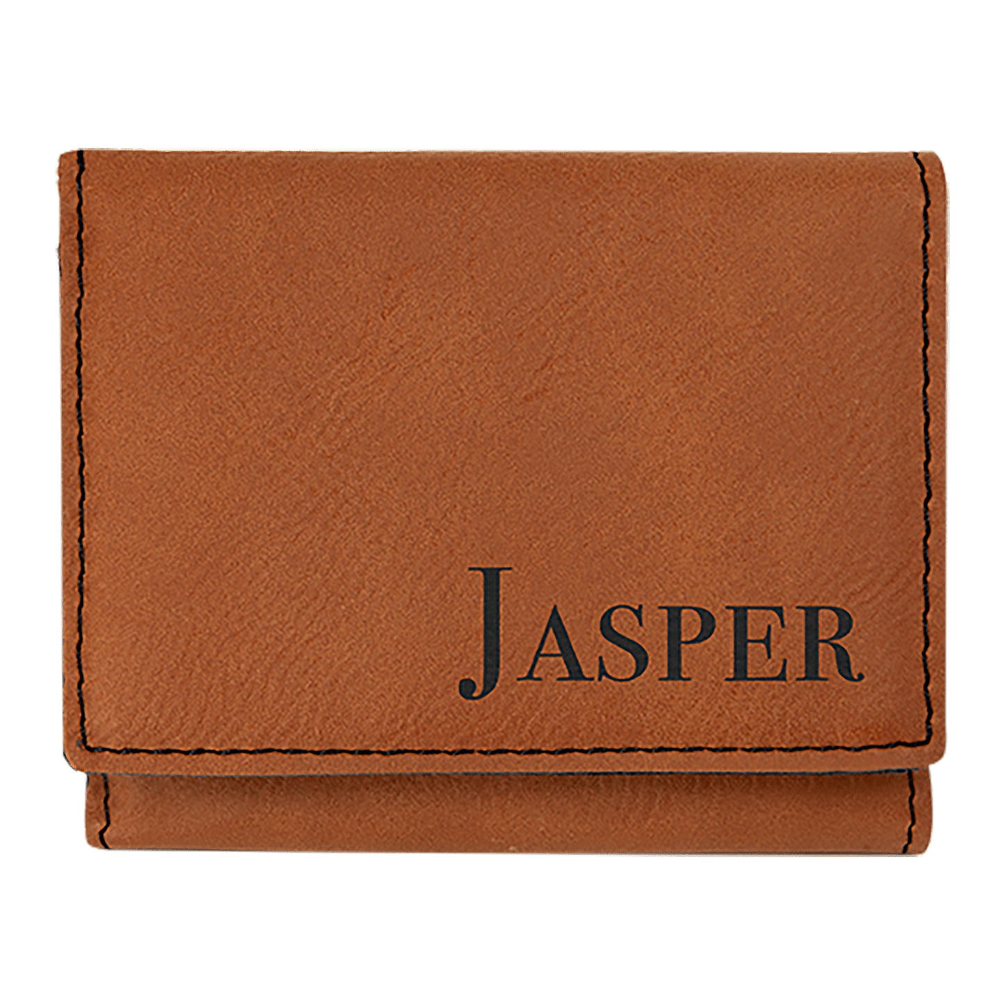 3" x 4" Rawhide Laserable Leatherette Trifold Wallet (Sold by Case of 10)