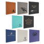 10 1/2" x 11 1/2" Laserable Leatherette 3 Ring Binder with 1" Slant D RingsSample Set