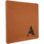 10 1/2" x 11 1/2" Rawhide Laserable Leatherette 3 Ring Binder with 1" Slant D Rings (Sold by Case of 4)