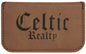 4 1/2" x 2 3/4" Dark Brown Laserable Leatherette Flexible Business Card Holder (Sold by Case of 10)