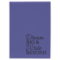 7" x 9 3/4" Purple Laserable Leatherette Journal with Lined Notepad (Sold by Case of 4)