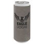 Gray Laserable Leatherette Slim Beverage Holder (Sold by Case of 25)